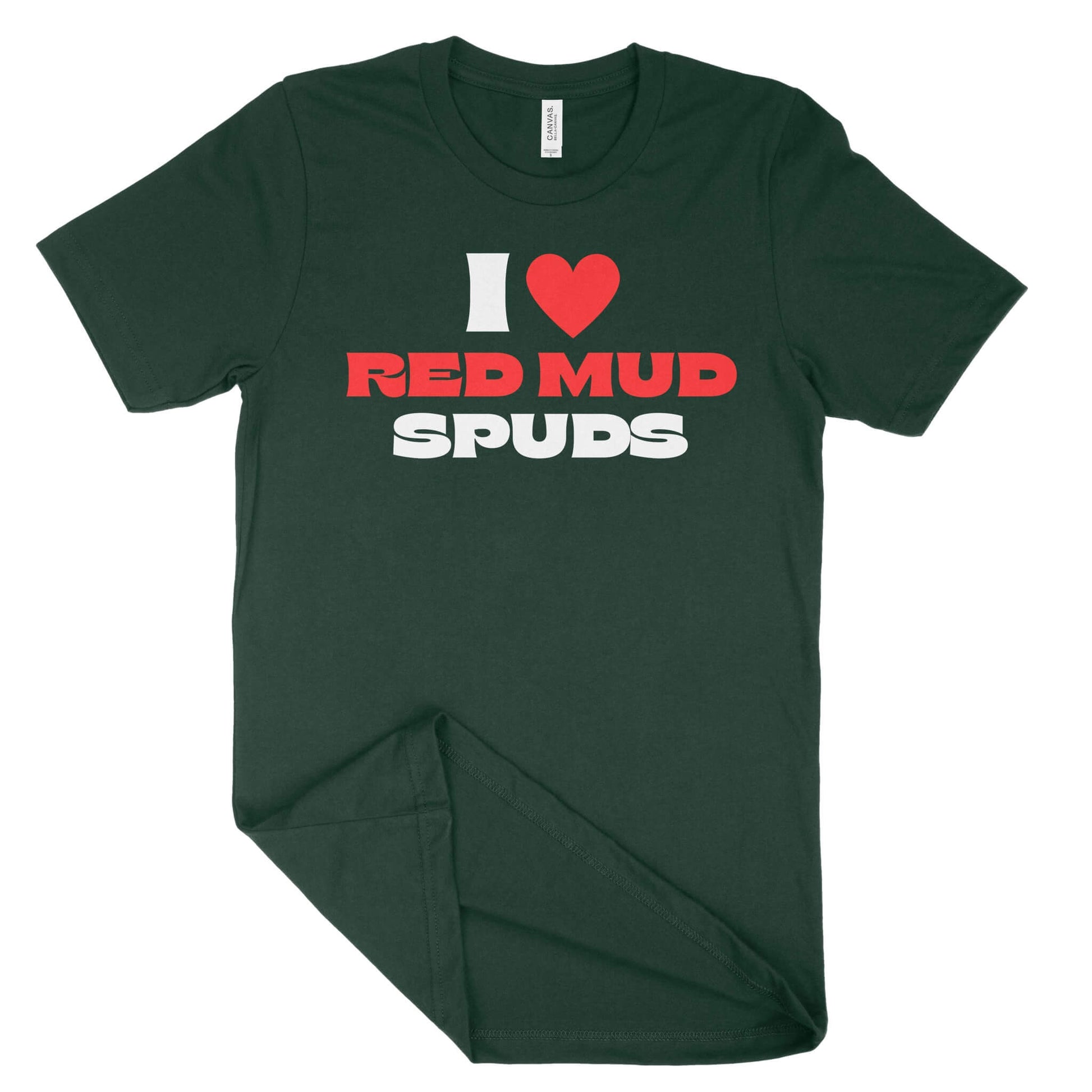 I Love Red Mud Spuds Unisex T-Shirt-East Coast AF Apparel