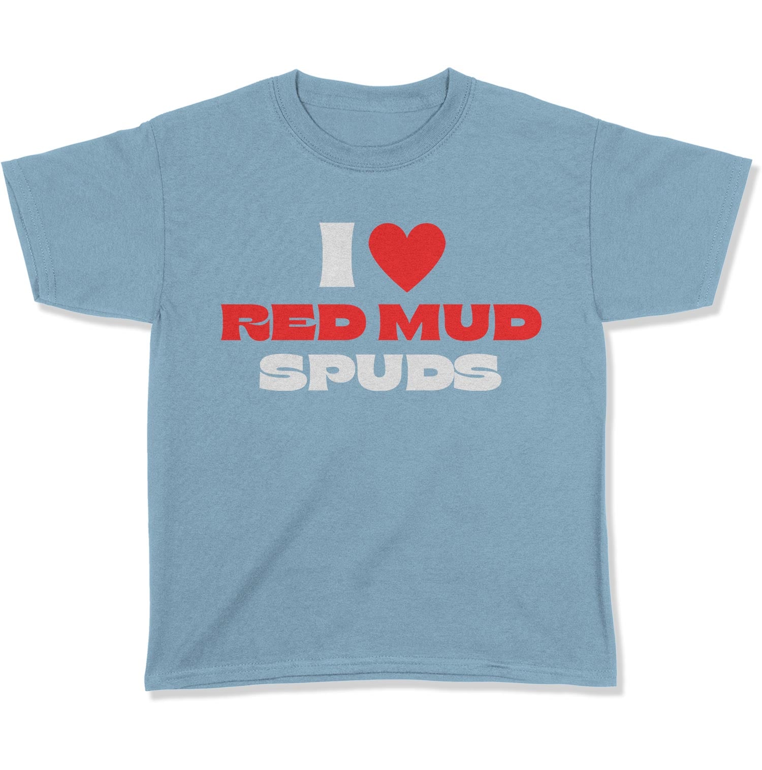I Love Red Mud Spuds Youth T-Shirt-East Coast AF Apparel
