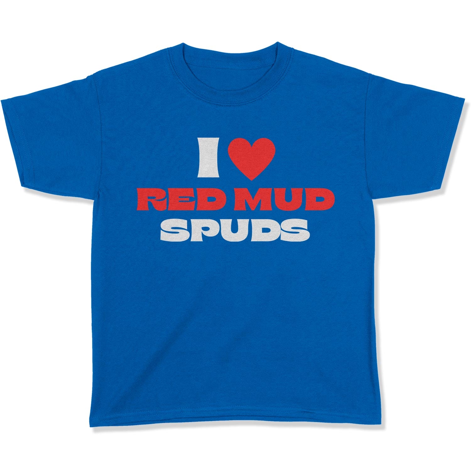 I Love Red Mud Spuds Youth T-Shirt-East Coast AF Apparel