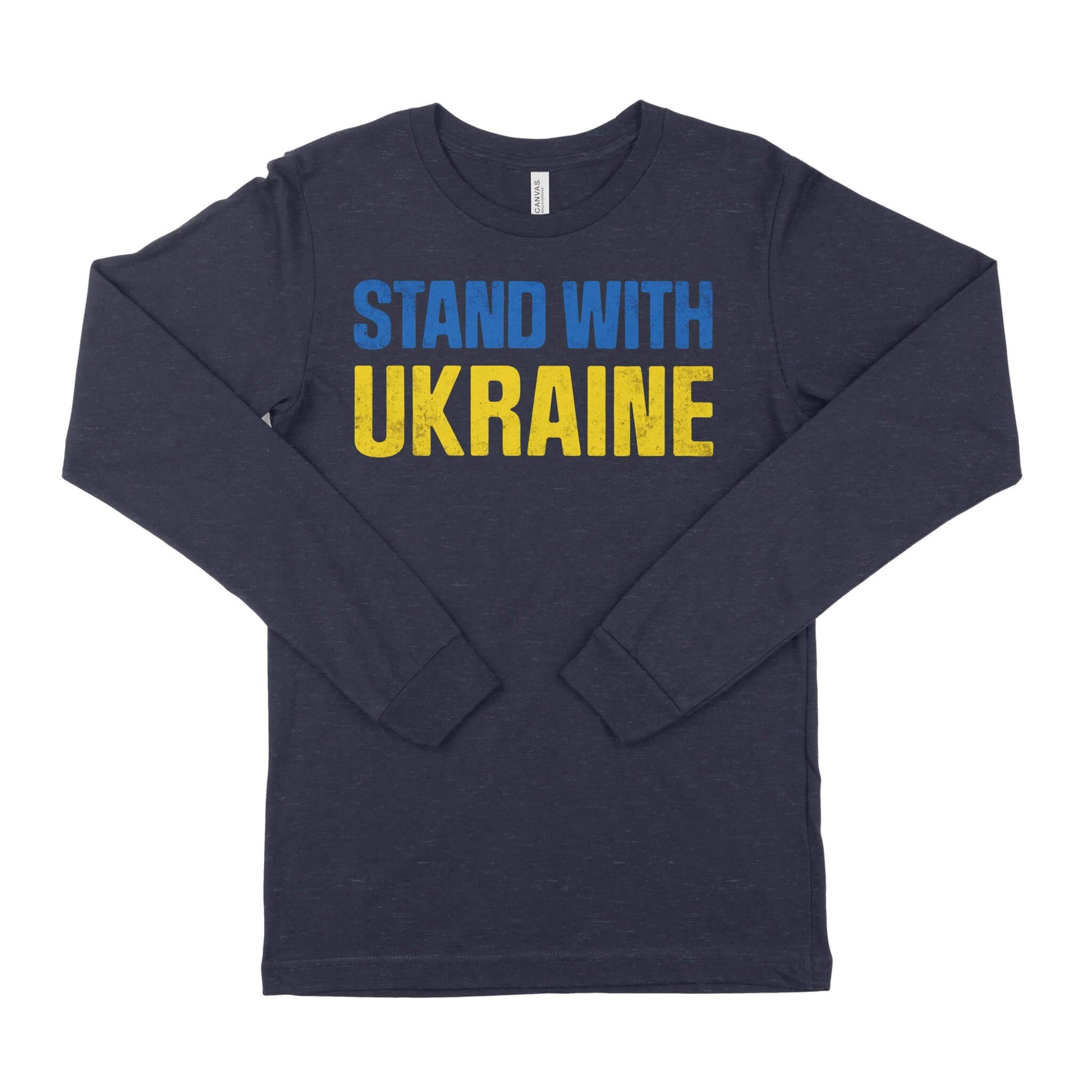 Stand With Ukraine Unisex Long Sleeve T-Shirt-East Coast AF Apparel