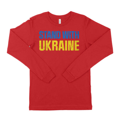 Stand With Ukraine Unisex Long Sleeve T-Shirt-East Coast AF Apparel