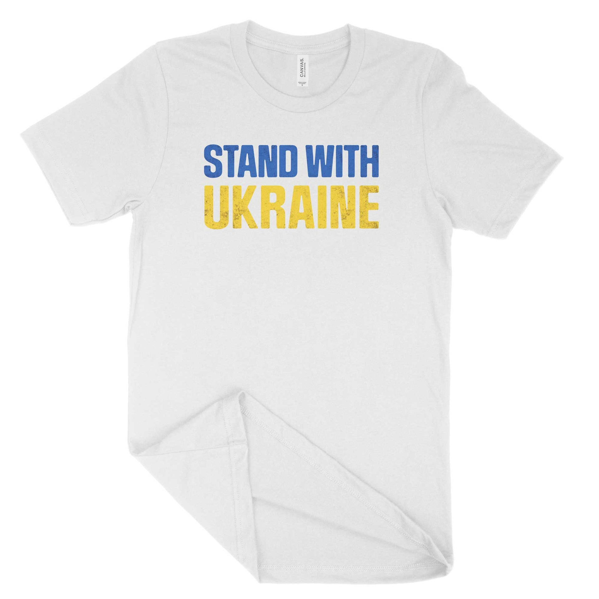 Canada Stands With Ukraine T-Shirt – Black, 3XL, 100% Cotton, Machine Washable