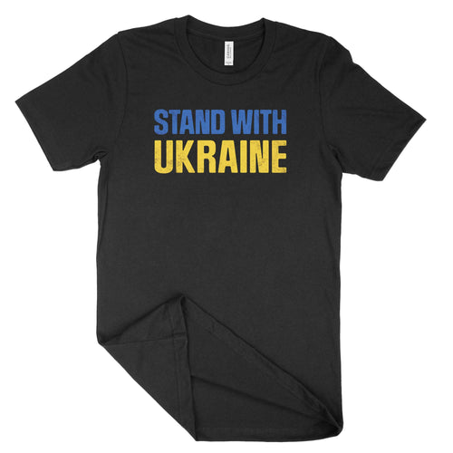 Stand With Ukraine Unisex T-Shirt-East Coast AF Apparel