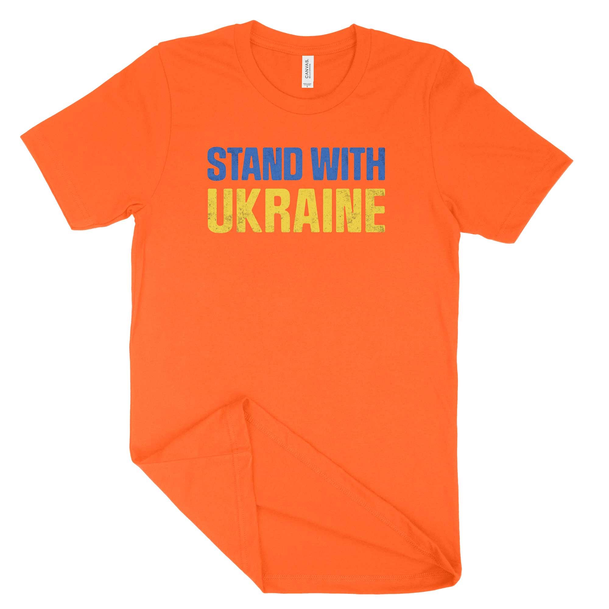 Stand With Ukraine Unisex T-Shirt-East Coast AF Apparel